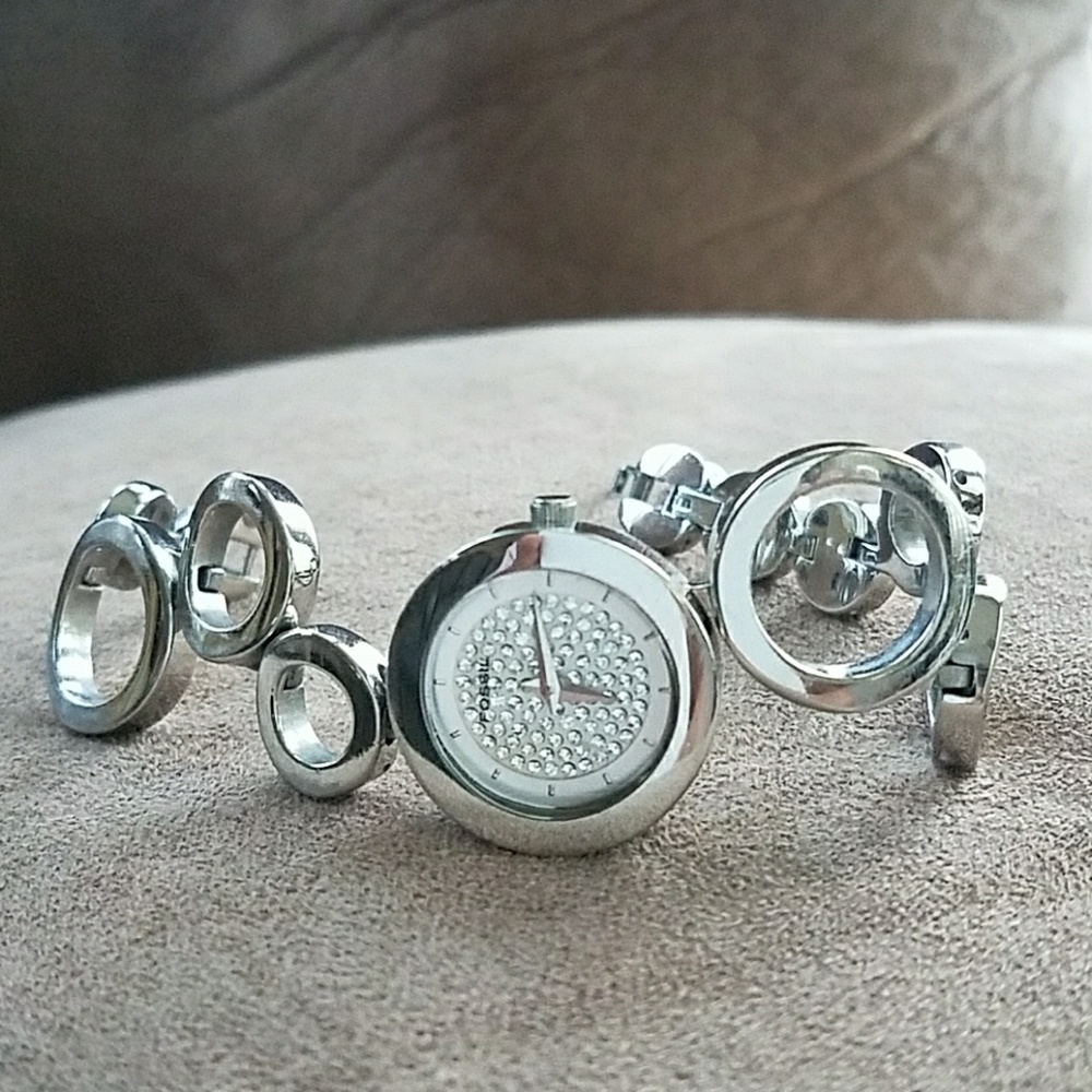 Fossil silver Watch